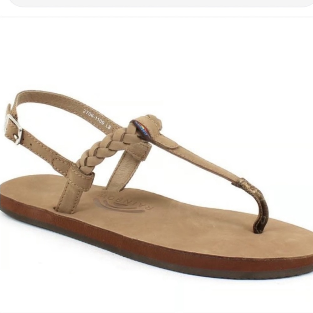 Rainbow Sandals T-Street Single Layer Braide Ankle Strap Sandals
